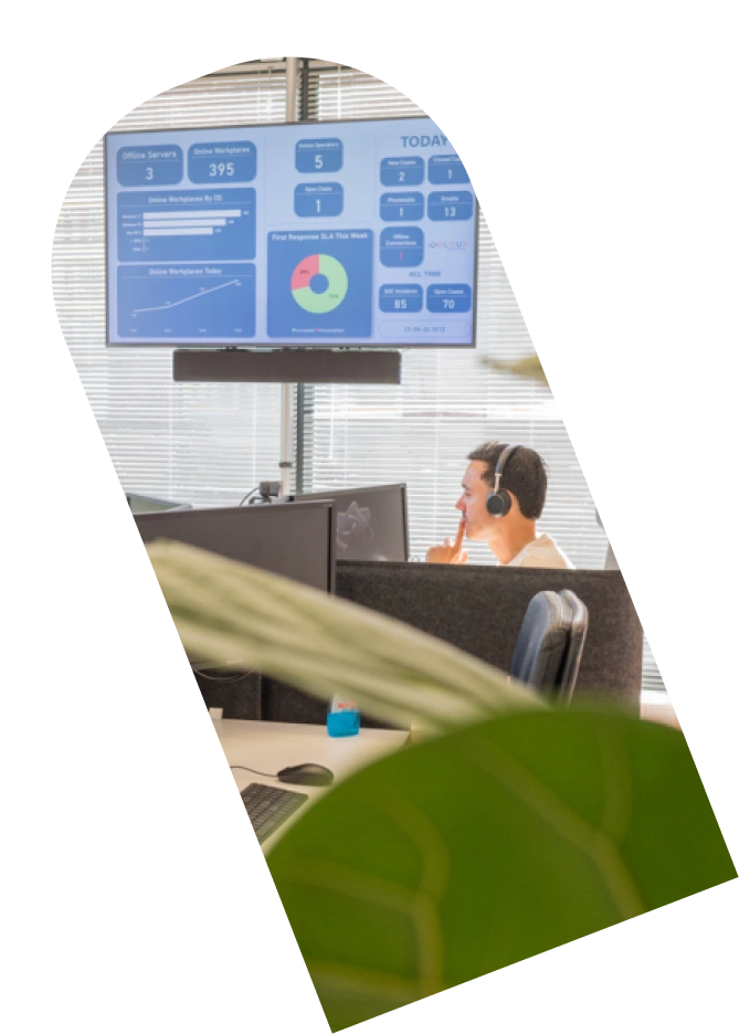 Onze manager bekijkt de dagelijkse statistieken  